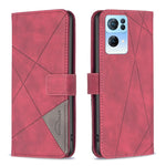 BF05 Custodia per telefono in pelle con struttura a rombo con fibbia magnetica, For OnePlus Nord N200 5G, For OPPO Find X5 Pro, For OPPO Reno7 5G Global, For Infinix Zero X Neo