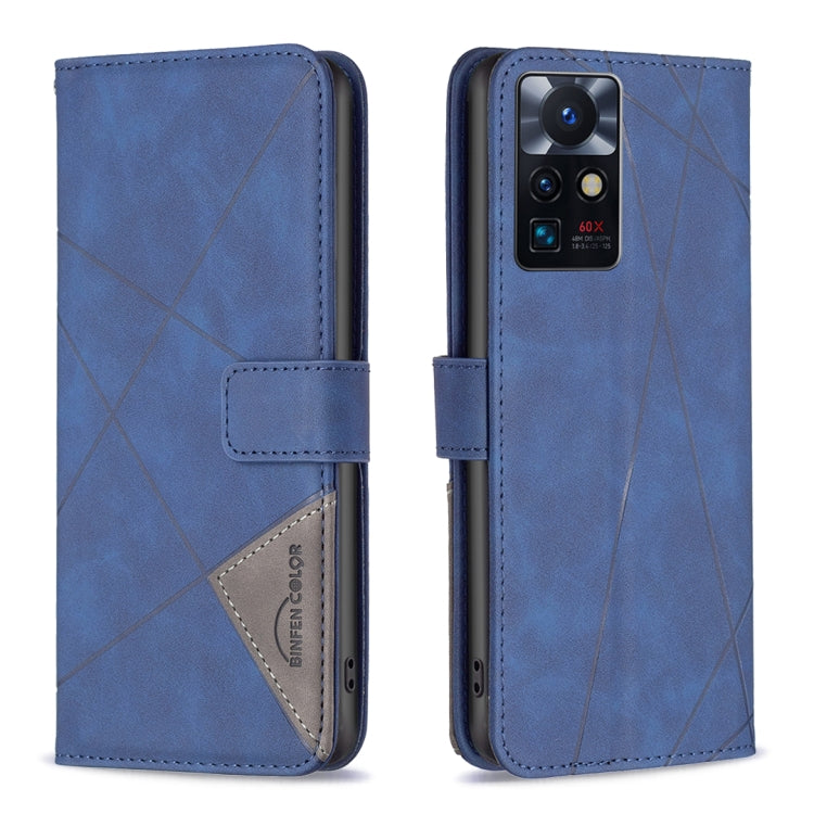 BF05 Custodia per telefono in pelle con struttura a rombo con fibbia magnetica, For OnePlus Nord N200 5G, For OPPO Find X5 Pro, For OPPO Reno7 5G Global, For Infinix Zero X Neo