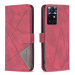 BF05 Custodia per telefono in pelle con struttura a rombo con fibbia magnetica, For OnePlus Nord N200 5G, For OPPO Find X5 Pro, For OPPO Reno7 5G Global, For Infinix Zero X Neo
