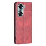 Custodia per telefono in pelle magnetica invisibile prismatica, For Honor 60, For Honor 60 Pro