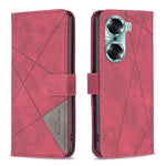 Custodia per cellulare in pelle a vibrazione orizzontale con fibbia magnetica a rombo, For Honor 60, For Honor 60 Pro
