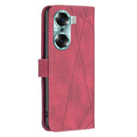 Custodia per cellulare in pelle a vibrazione orizzontale con fibbia magnetica a rombo, For Honor 60, For Honor 60 Pro
