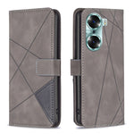 Custodia per cellulare in pelle a vibrazione orizzontale con fibbia magnetica a rombo, For Honor 60, For Honor 60 Pro