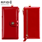 3506 Oil Wax Vintage Texture RFID Anti-Smagnetizzazione Portafoglio da donna