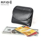 3537 Portamonete antifurto RFID corto pieghevole per donna
