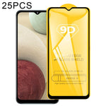 Pellicola in vetro temperato con schermo a colla intera da 25 pezzi 9D, For Samsung Galaxy A12/A12 Nacho/M12/A13 5G/A23/A04s (25 PCS)