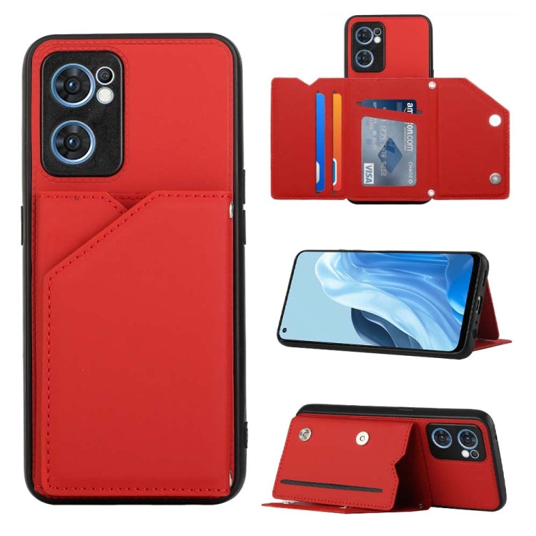 Skin Feel Custodia per telefono PU + TPU + PC, For OPPO Reno7 5G, For OPPO Reno7 Pro 5G, For Xiaomi Redmi Note 11 Pro Global, For Xiaomi Redmi Note 11S/11 4G Global