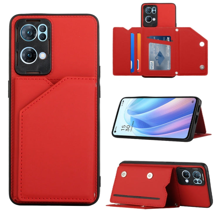 Skin Feel Custodia per telefono PU + TPU + PC, For OPPO Reno7 5G, For OPPO Reno7 Pro 5G, For Xiaomi Redmi Note 11 Pro Global, For Xiaomi Redmi Note 11S/11 4G Global