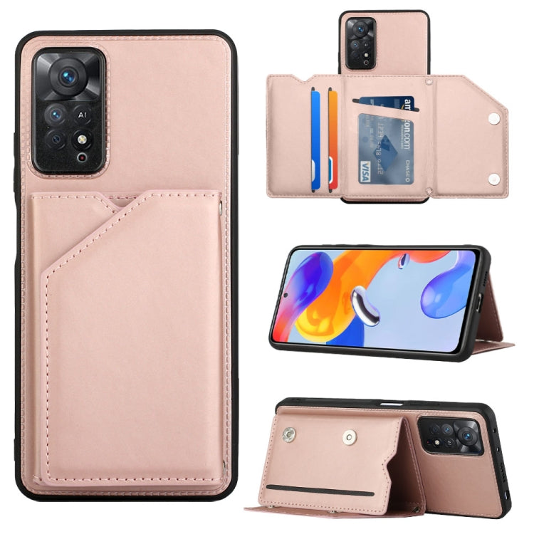 Skin Feel Custodia per telefono PU + TPU + PC, For OPPO Reno7 5G, For OPPO Reno7 Pro 5G, For Xiaomi Redmi Note 11 Pro Global, For Xiaomi Redmi Note 11S/11 4G Global