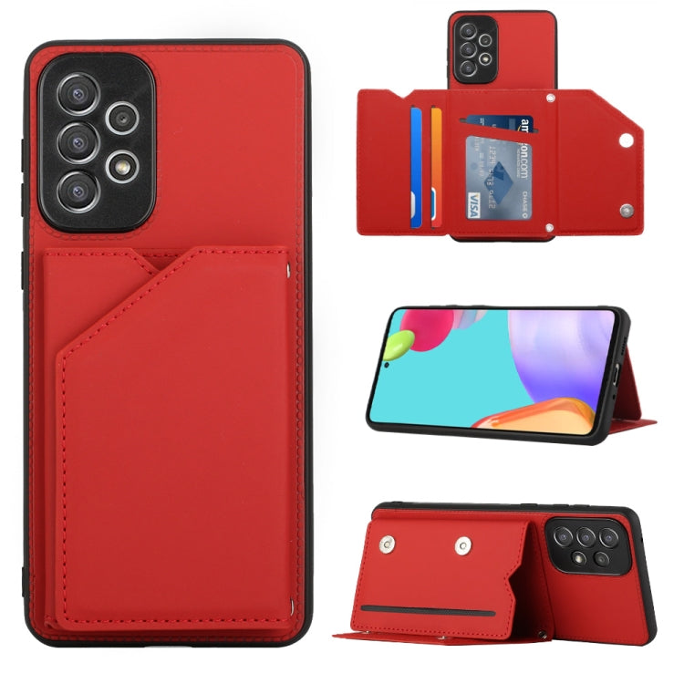Skin Feel Custodia per telefono PU + TPU + PC, For Samsung Galaxy A73 5G, For Xiaomi 12, For Xiaomi 12 Pro