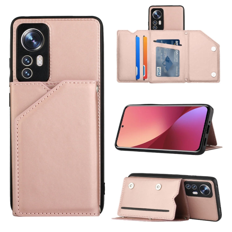 Skin Feel Custodia per telefono PU + TPU + PC, For Samsung Galaxy A73 5G, For Xiaomi 12, For Xiaomi 12 Pro