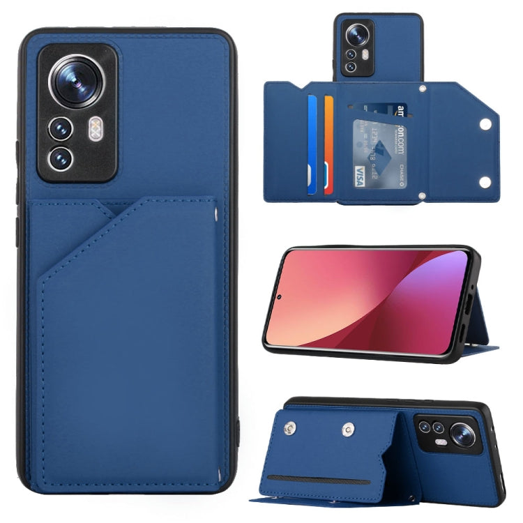 Skin Feel Custodia per telefono PU + TPU + PC, For Samsung Galaxy A73 5G, For Xiaomi 12, For Xiaomi 12 Pro