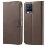 LC.IMEEKE Custodia per cellulare in pelle di vitello, For OPPO Realme 8 5G / Realme 9 5G / Realme Q3 5G / V13 5G / Q3i 5G