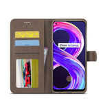 LC.IMEEKE Custodia per cellulare in pelle di vitello, For OPPO Realme 8 5G / Realme 9 5G / Realme Q3 5G / V13 5G / Q3i 5G