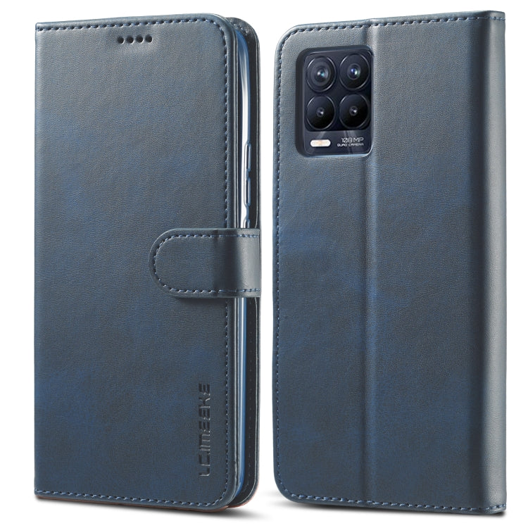 LC.IMEEKE Custodia per cellulare in pelle di vitello, For OPPO Realme 8 5G / Realme 9 5G / Realme Q3 5G / V13 5G / Q3i 5G
