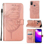 Custodia per telefono in pelle con farfalla goffrata, For Alcatel 1L 2021, For Google Pixel 6a 5G, For Google Pixel 7 5G