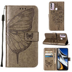 Custodia per telefono in pelle con farfalla goffrata, For Itel P37 / Vision 2s