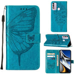 Custodia per telefono in pelle con farfalla goffrata, For Itel P37 / Vision 2s