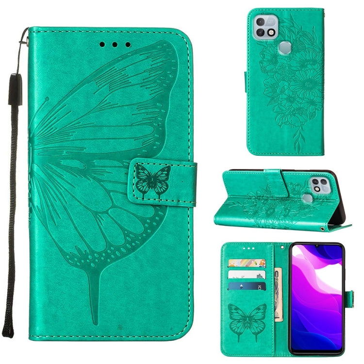 Custodia per telefono in pelle con farfalla goffrata, For Infinix Hot 10i / Smart 5 Pro, For Infinix Hot 11s, For Infinix Hot 11s NFC