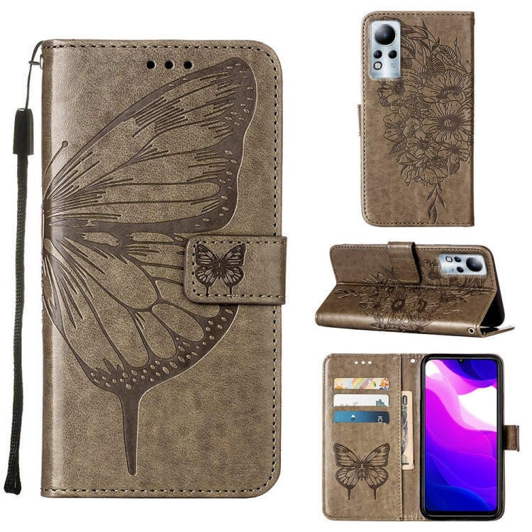 Custodia per telefono in pelle con farfalla goffrata, For Infinix Note 11, For Infinix Note 11i, For Infinix Note 11S / Note 11 Pro