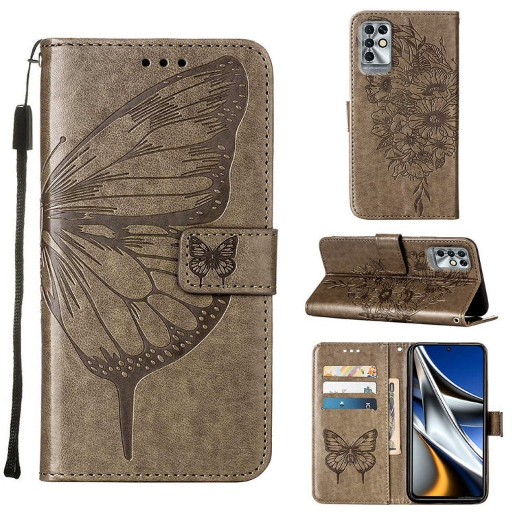 Custodia per telefono in pelle con farfalla goffrata, For Infinix Note 11, For Infinix Note 11i, For Infinix Note 11S / Note 11 Pro