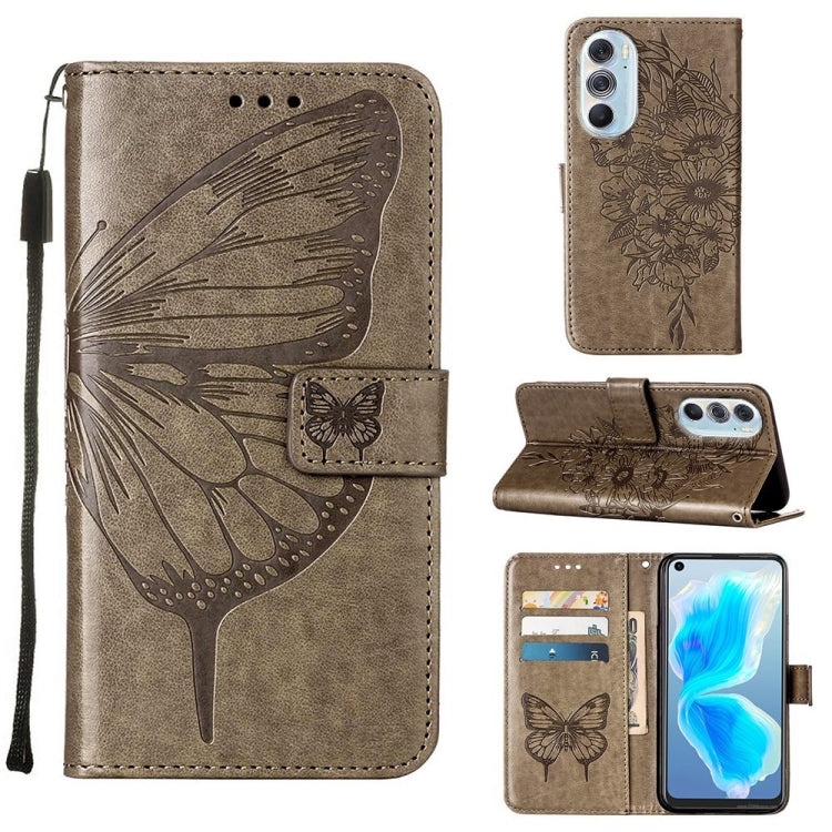 Custodia per telefono in pelle con farfalla goffrata, For Motorola Edge X30, For Motorola Moto G Power 2022, For Motorola Moto G Stylus 5G 2022