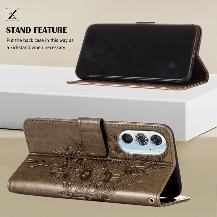 Custodia per telefono in pelle con farfalla goffrata, For Motorola Edge X30, For Motorola Moto G Power 2022, For Motorola Moto G Stylus 5G 2022