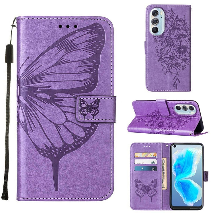 Custodia per telefono in pelle con farfalla goffrata, For Motorola Edge X30, For Motorola Moto G Power 2022, For Motorola Moto G Stylus 5G 2022