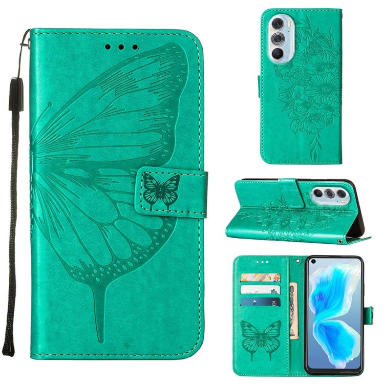 Custodia per telefono in pelle con farfalla goffrata, For Motorola Edge X30, For Motorola Moto G Power 2022, For Motorola Moto G Stylus 5G 2022