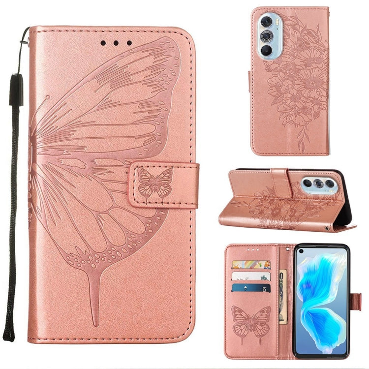 Custodia per telefono in pelle con farfalla goffrata, For Motorola Edge X30, For Motorola Moto G Power 2022, For Motorola Moto G Stylus 5G 2022