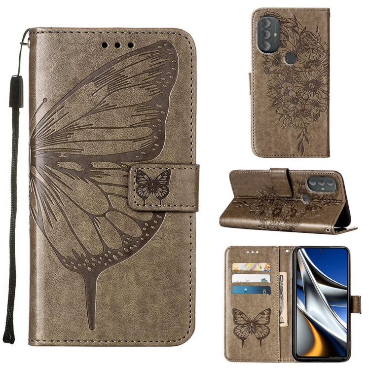 Custodia per telefono in pelle con farfalla goffrata, For Motorola Edge X30, For Motorola Moto G Power 2022, For Motorola Moto G Stylus 5G 2022