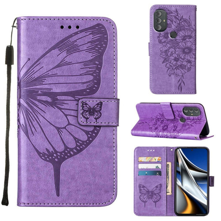 Custodia per telefono in pelle con farfalla goffrata, For Motorola Edge X30, For Motorola Moto G Power 2022, For Motorola Moto G Stylus 5G 2022