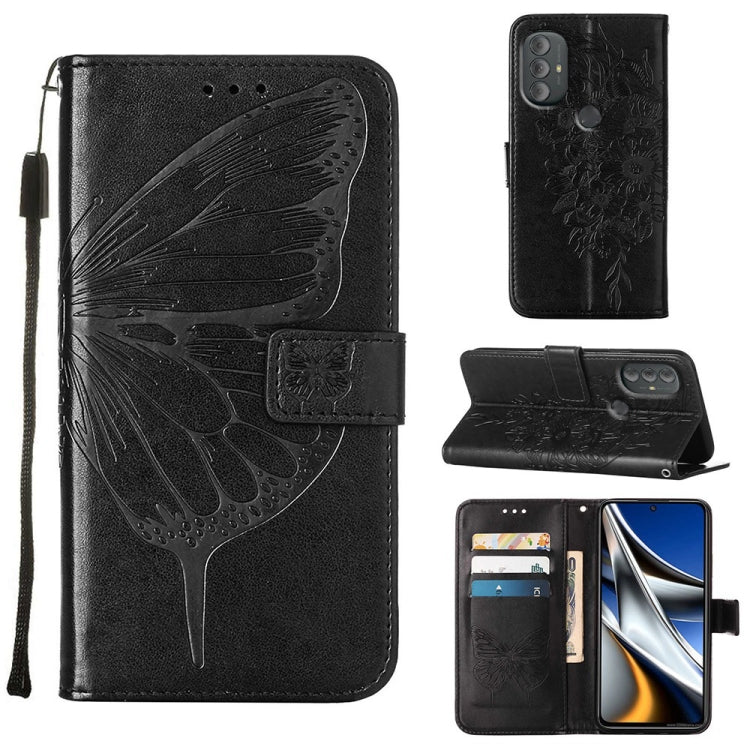 Custodia per telefono in pelle con farfalla goffrata, For Motorola Edge X30, For Motorola Moto G Power 2022, For Motorola Moto G Stylus 5G 2022