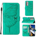 Custodia per telefono in pelle con farfalla goffrata, For Motorola Moto G Stylus 4G 2022, For Motorola Moto G22