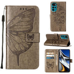 Custodia per telefono in pelle con farfalla goffrata, For Motorola Moto G Stylus 4G 2022, For Motorola Moto G22