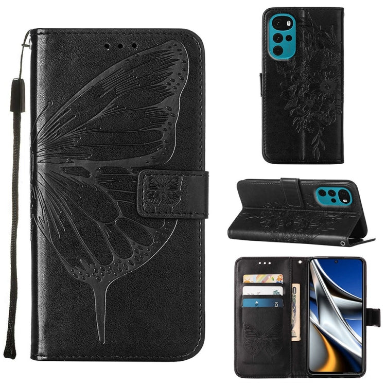 Custodia per telefono in pelle con farfalla goffrata, For Motorola Moto G Stylus 4G 2022, For Motorola Moto G22