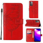 Custodia per telefono in pelle con farfalla goffrata, For Nokia C30, For Nokia G21 / G11, For Nokia G300