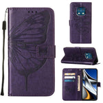 Custodia per telefono in pelle con farfalla goffrata, For Nokia XR20