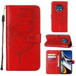Custodia per telefono in pelle con farfalla goffrata, For Nokia XR20
