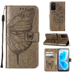 Custodia per telefono in pelle con farfalla goffrata, For OPPO A55s 5G Global, For OPPO Find X5, For OPPO Find X5 Pro