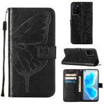 Custodia per telefono in pelle con farfalla goffrata, For OPPO A55s 5G Global, For OPPO Find X5, For OPPO Find X5 Pro