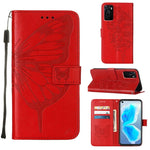 Custodia per telefono in pelle con farfalla goffrata, For OPPO A55s 5G Global, For OPPO Find X5, For OPPO Find X5 Pro