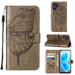Custodia per telefono in pelle con farfalla goffrata, For OPPO A55s 5G Global, For OPPO Find X5, For OPPO Find X5 Pro