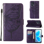 Custodia per telefono in pelle con farfalla goffrata, For OPPO A55s 5G Global, For OPPO Find X5, For OPPO Find X5 Pro
