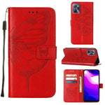 Custodia per telefono in pelle con farfalla goffrata, For OPPO K9X 5G, For OPPO Realme C35, For OPPO Realme GT2 Pro