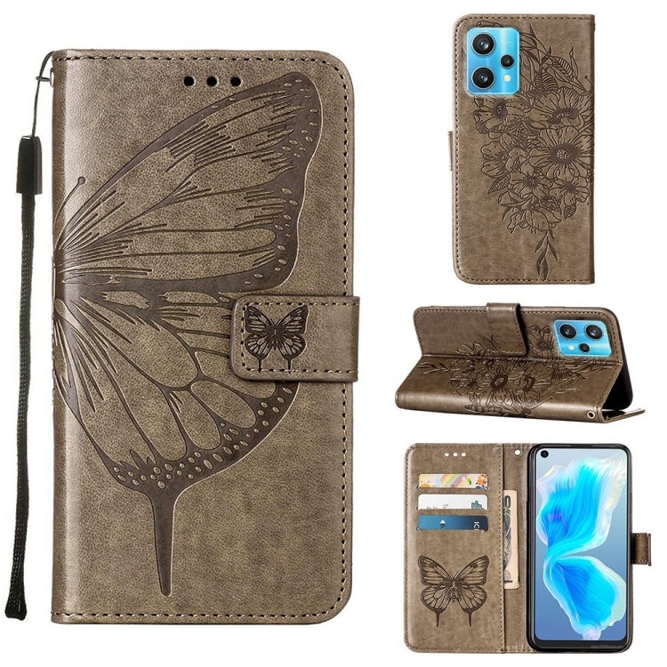 Custodia per telefono in pelle con farfalla goffrata, For OPPO Reno5 Pro+ 5G/Find X3 Neo, For OPPO Reno7 5G Global/Find X5 Lite, For OPPO Realme 9 Pro+ 5G