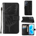 Custodia per telefono in pelle con farfalla goffrata, For OPPO Realme 9i, For OPPO Realme GT Neo3, For OPPO Reno5 Pro 5G