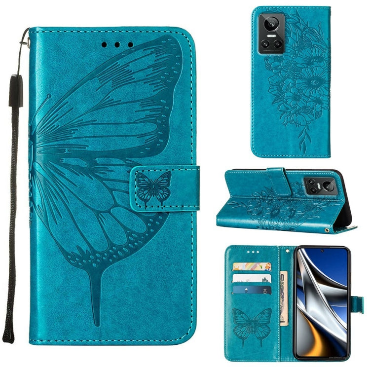 Custodia per telefono in pelle con farfalla goffrata, For OPPO Realme 9i, For OPPO Realme GT Neo3, For OPPO Reno5 Pro 5G