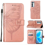 Custodia per telefono in pelle con farfalla goffrata, For OPPO Realme 9i, For OPPO Realme GT Neo3, For OPPO Reno5 Pro 5G