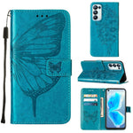 Custodia per telefono in pelle con farfalla goffrata, For OPPO Realme 9i, For OPPO Realme GT Neo3, For OPPO Reno5 Pro 5G